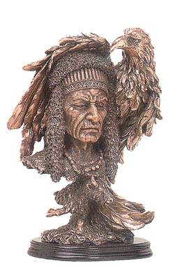 Indian Chief with Eagle